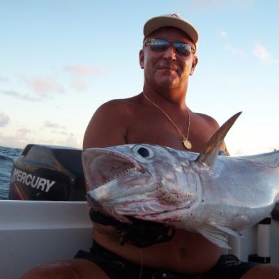 Klaus mit Doggy beim Schleppen