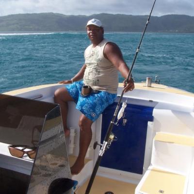 Jean-Marie auf dem Weg zum nächsten Spot.