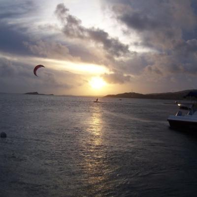 Schöne Abendstimmung im Grande passe