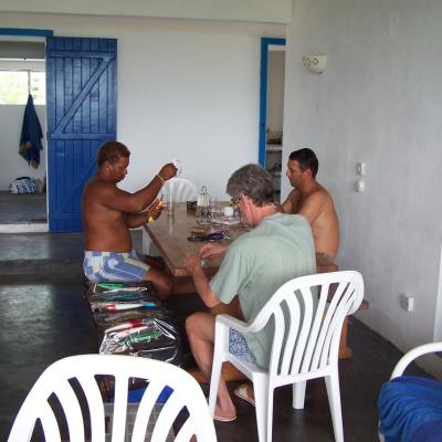 Köder präparieren für den Tag