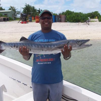 Jean-Marie mit Barracuda