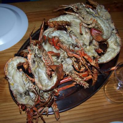 Languste bis zum Abwinken