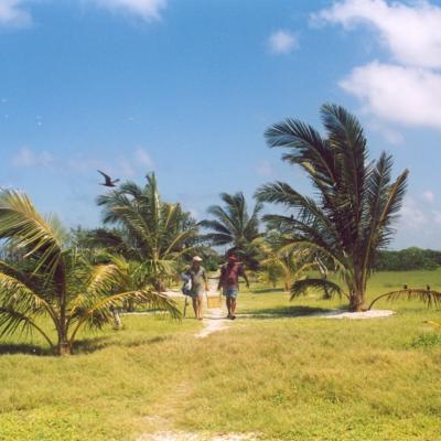 Auf dem Weg zum Bootsliegeplatz