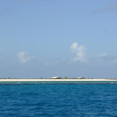 Der erste Anblick von Saint Brandon