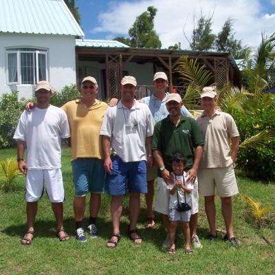 Gruppenfoto vor der Abfahrt
