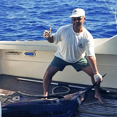 Daniel mit Blue Marlin Bank of Soudan