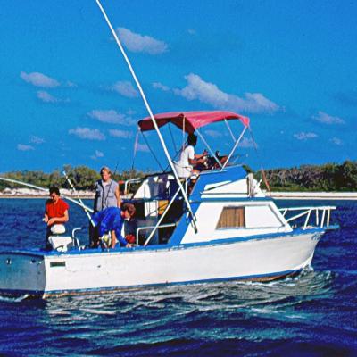 Eines unserer beiden Angelboote