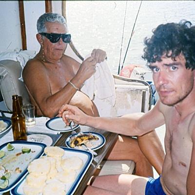 Walter mit Mr.Blackerman Kuba 1984