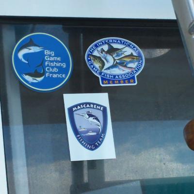 Logo Mascarene auf Boot