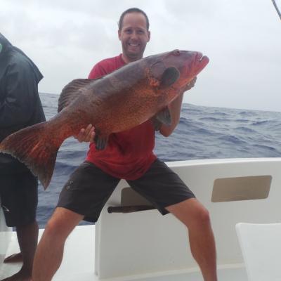 Raymond mit Zackenbarsch