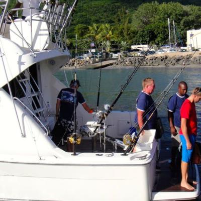 Ankunft im Le Morne Angling Club