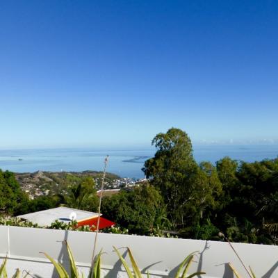 Aussicht vom Guesthouse Le Giraudiere