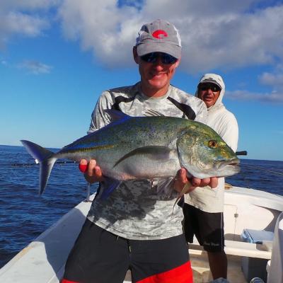 Stephan mit Buefin-Trevally