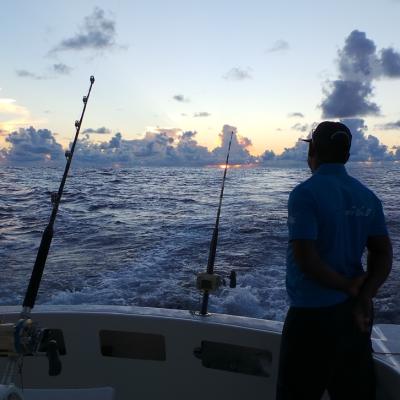 Schoene Abendstimmung auf der Eastern Bank