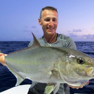 Stephan mit Amberjack