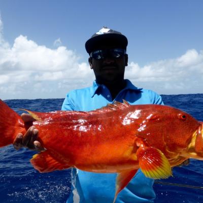 Bootsmann mit Coronation Trout